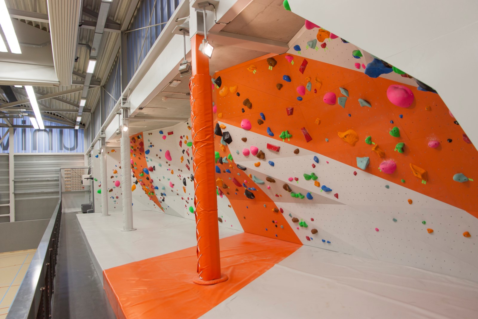 Triangle bouldering wall University of Amsterdam 1